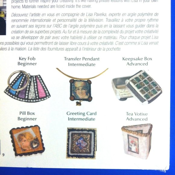 Lisa Pavelka Claying Around Intructional DVD Create 6 Mixed Media Masterpieces - Picture 4 of 4